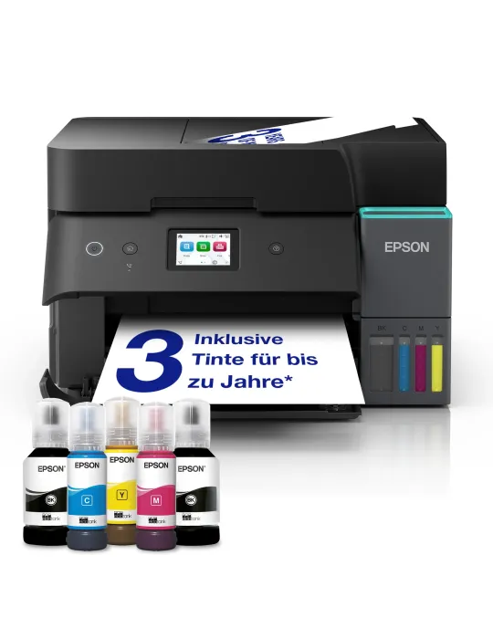 Epson EcoTank ET-4950 Stampante Multifunzione A4 Wi-Fi con serbatoi di inchiostro, fax, stampa e scansione fronte retro