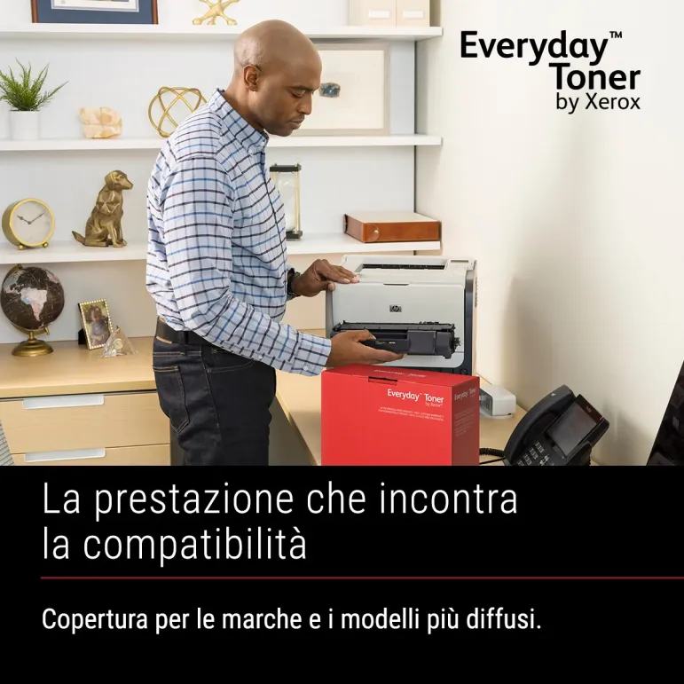 Toner Everyday™ di Xerox Nero compatibile con Brother TN2510, Capacità standard