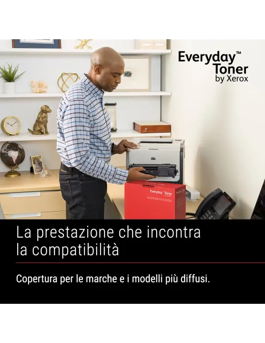 Toner Everyday™ di Xerox Nero compatibile con Brother TN2510, Capacità standard