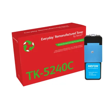 Toner rigenerato Everyday™ di Xerox Ciano compatibile con Kyocera TK-5240C, Capacità standard