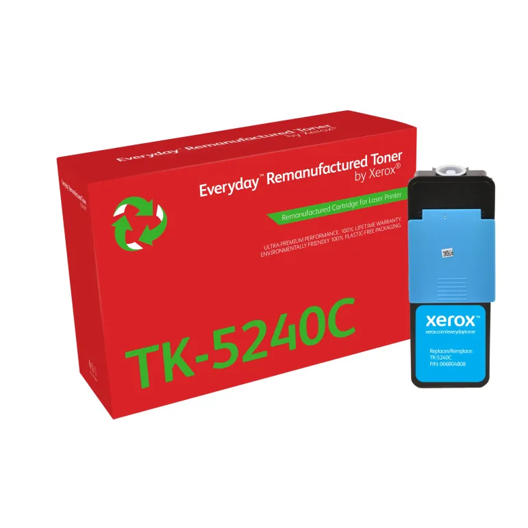 Toner rigenerato Everyday™ di Xerox Ciano compatibile con Kyocera TK-5240C, Capacità standard