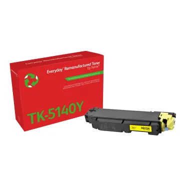 Toner rigenerato Everyday™ di Xerox Giallo compatibile con Kyocera TK-5140Y, Capacità standard
