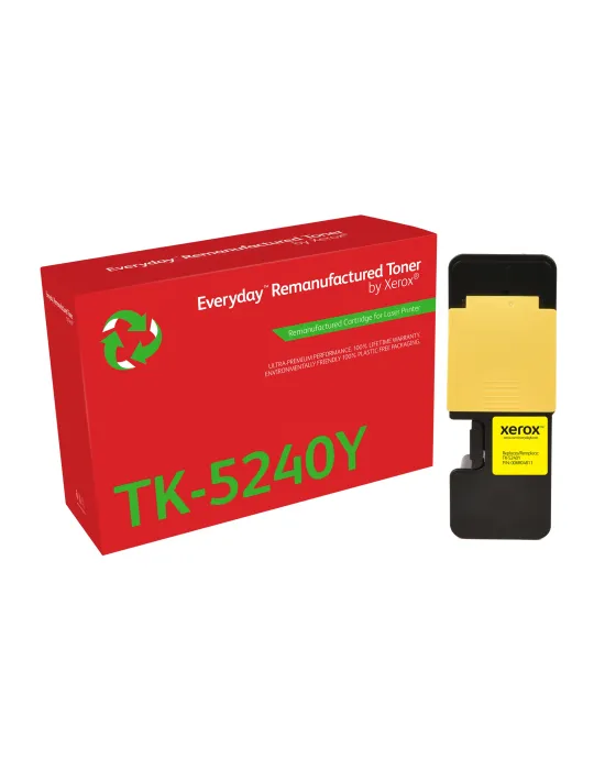 Toner rigenerato Everyday™ di Xerox Giallo compatibile con Kyocera TK-5240Y, Capacità standard
