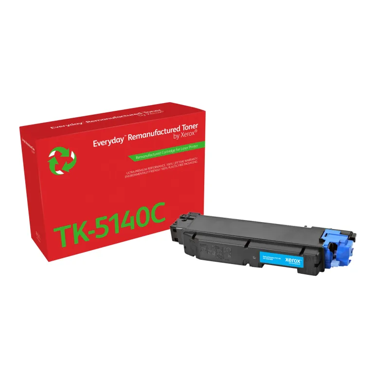 Toner rigenerato Everyday™ di Xerox Ciano compatibile con Kyocera TK-5140C, Capacità standard