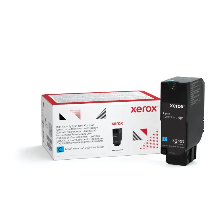 Xerox Cartuccia toner Ciano a Alta capacità da 12000 Pagine per Stampante a colori ® VersaLink® C620 (006R04625)