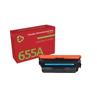 Toner rigenerato Everyday™ di Xerox Ciano compatibile con HP 655A (CF451A), Capacità standard