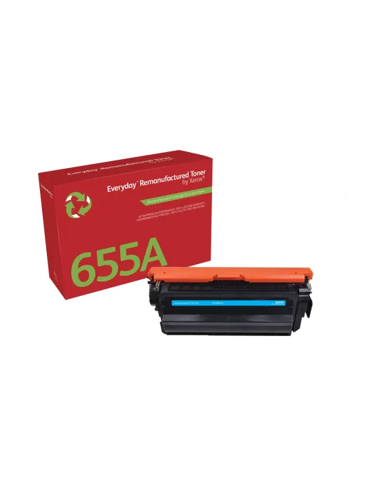 Toner rigenerato Everyday™ di Xerox Ciano compatibile con HP 655A (CF451A), Capacità standard