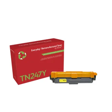 Toner rigenerato Everyday™ di Xerox Giallo compatibile con Brother TN247Y, Alta capacità