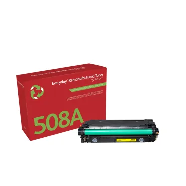 Toner rigenerato Everyday™ di Xerox Giallo compatibile con HP 508A (CF362A), Capacità standard