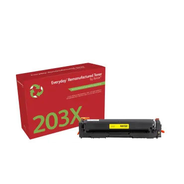 Toner rigenerato Everyday™ di Xerox Giallo compatibile con HP 203X (CF542X), Alta capacità