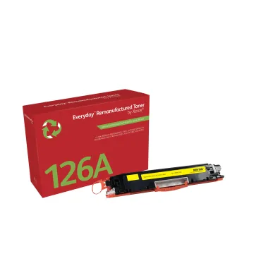 Toner rigenerato Everyday™ di Xerox Giallo compatibile con HP 126A (CE312A), Capacità standard