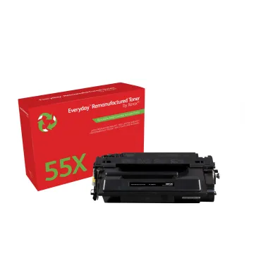 Toner rigenerato Everyday™ di Xerox Mono compatibile con HP 55X (CE255X), Alta capacità