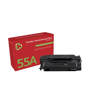 Toner rigenerato Everyday™ di Xerox Mono compatibile con HP 55A (CE255A), Capacità standard