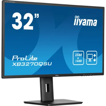 iiyama ProLite XB3270QSU-B1 Monitor PC 80 cm (31.5") 2560 x 1440 Pixel Quad HD LED Nero