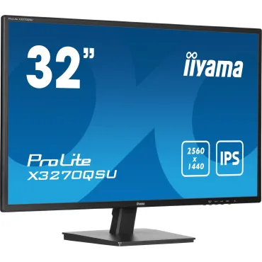 iiyama ProLite X3270QSU-B1 Monitor PC 80 cm (31.5") 2560 x 1440 Pixel Wide Quad HD LED Nero