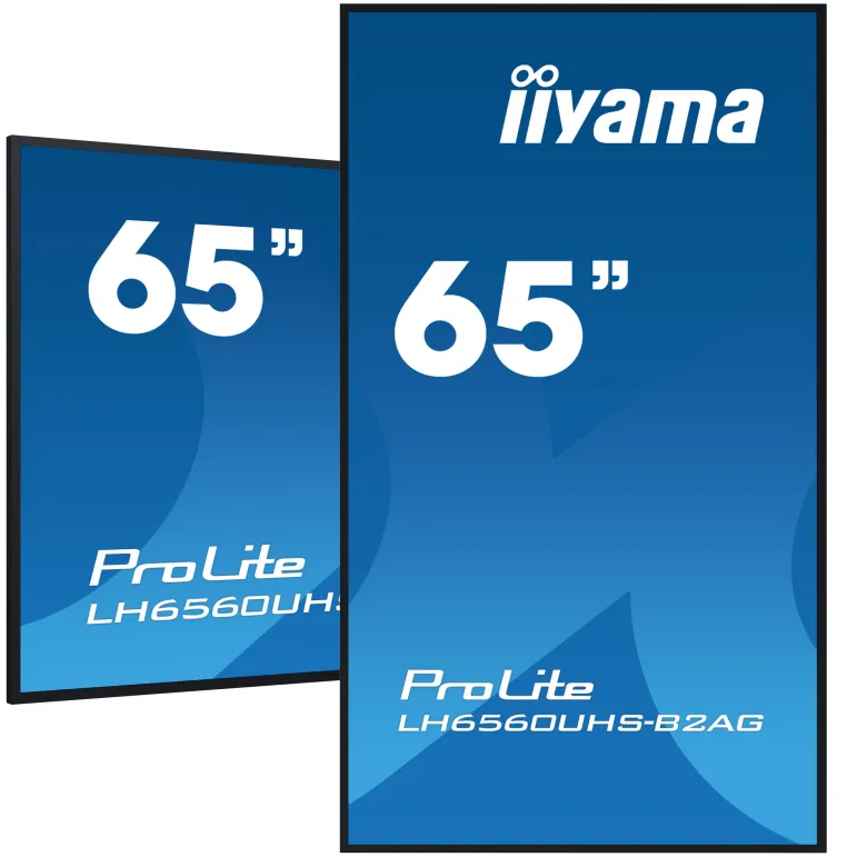 iiyama LH6560UHS-B2AG visualizzatore di messaggi Pannello A digitale 163,8 cm (64.5") LED Wi-Fi 500 cd m² 4K Ultra HD Nero