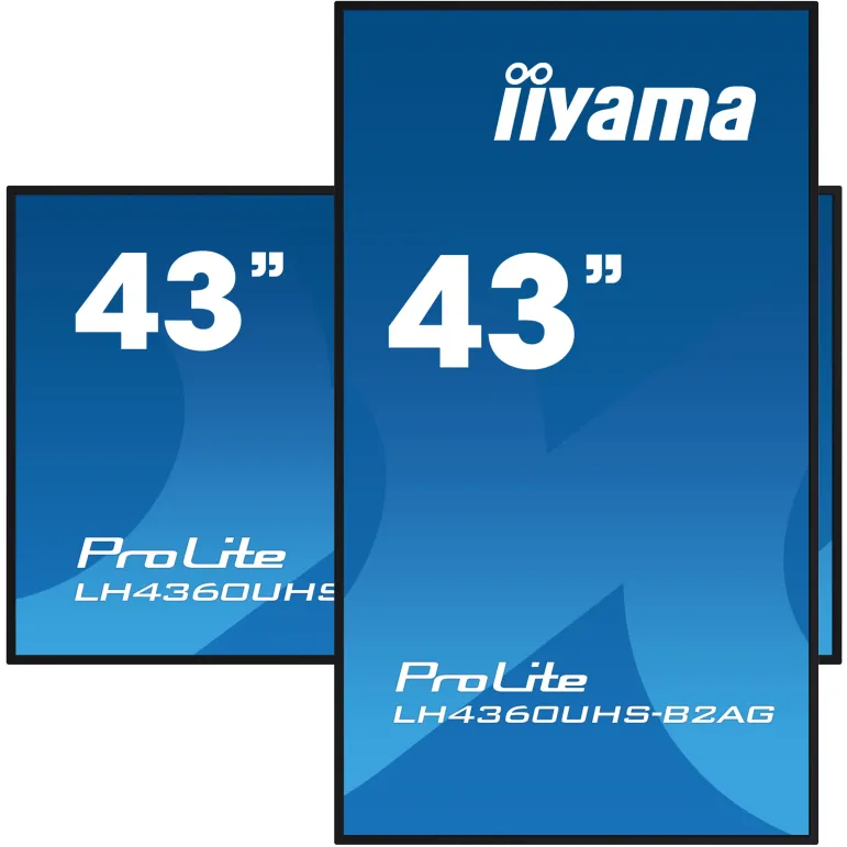 iiyama LH4360UHS-B2AG visualizzatore di messaggi Pannello A digitale 108 cm (42.5") LED Wi-Fi 500 cd m² 4K Ultra HD Nero
