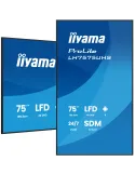 iiyama LH7575UHS-B2AG visualizzatore di messaggi Pannello piatto per segnaletica digitale 190,5 cm (75") LCD Wi-Fi 500 cd m² 4K