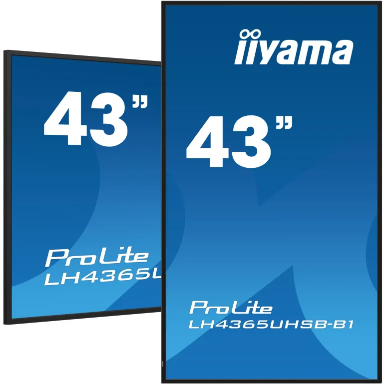 iiyama LH4365UHSB-B1 visualizzatore di messaggi Design chiosco 108 cm (42.5") LED Wi-Fi 800 cd m² 4K Ultra HD Nero Processore