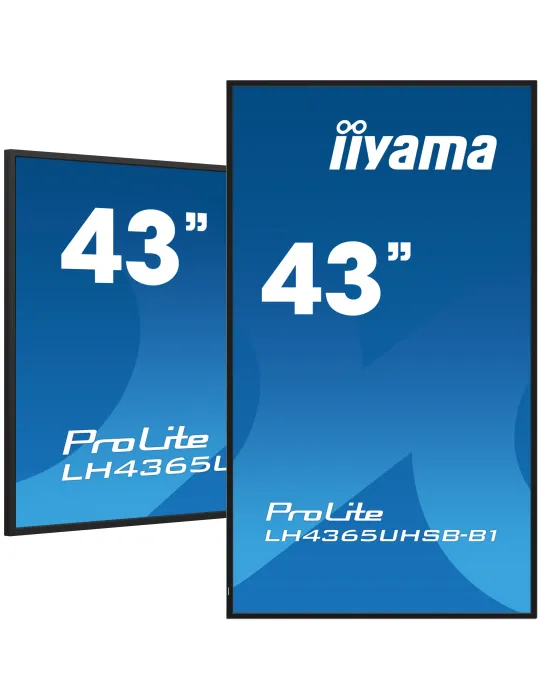 iiyama LH4365UHSB-B1 visualizzatore di messaggi Design chiosco 108 cm (42.5") LED Wi-Fi 800 cd m² 4K Ultra HD Nero Processore