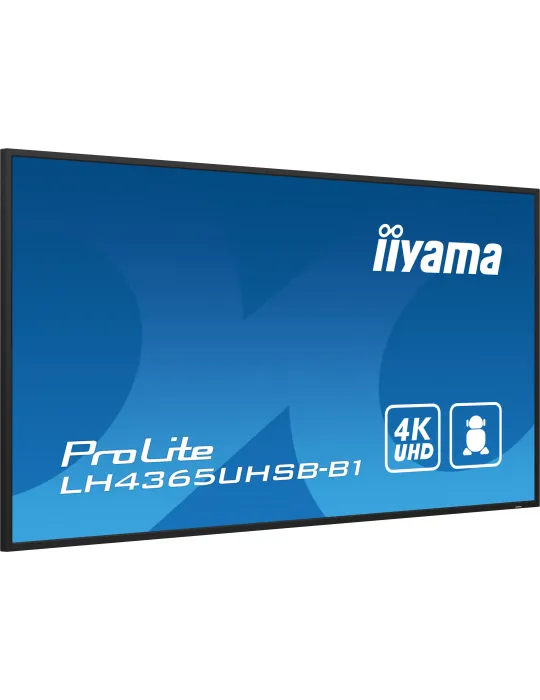 iiyama LH4365UHSB-B1 visualizzatore di messaggi Design chiosco 108 cm (42.5") LED Wi-Fi 800 cd m² 4K Ultra HD Nero Processore
