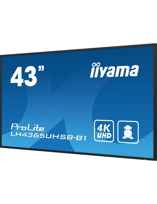 iiyama LH4365UHSB-B1 visualizzatore di messaggi Design chiosco 108 cm (42.5") LED Wi-Fi 800 cd m² 4K Ultra HD Nero Processore