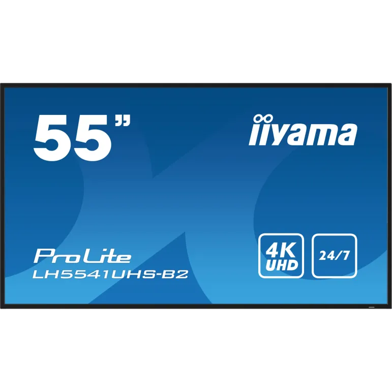 iiyama LH5541UHS-B2 visualizzatore di messaggi Design chiosco 138,7 cm (54.6") LCD 500 cd m² 4K Ultra HD Nero Processore