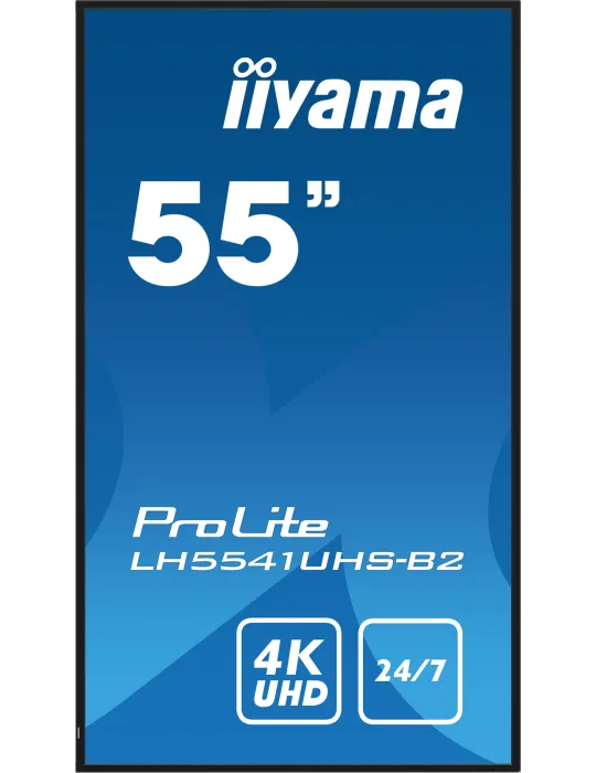 iiyama LH5541UHS-B2 visualizzatore di messaggi Design chiosco 138,7 cm (54.6") LCD 500 cd m² 4K Ultra HD Nero Processore