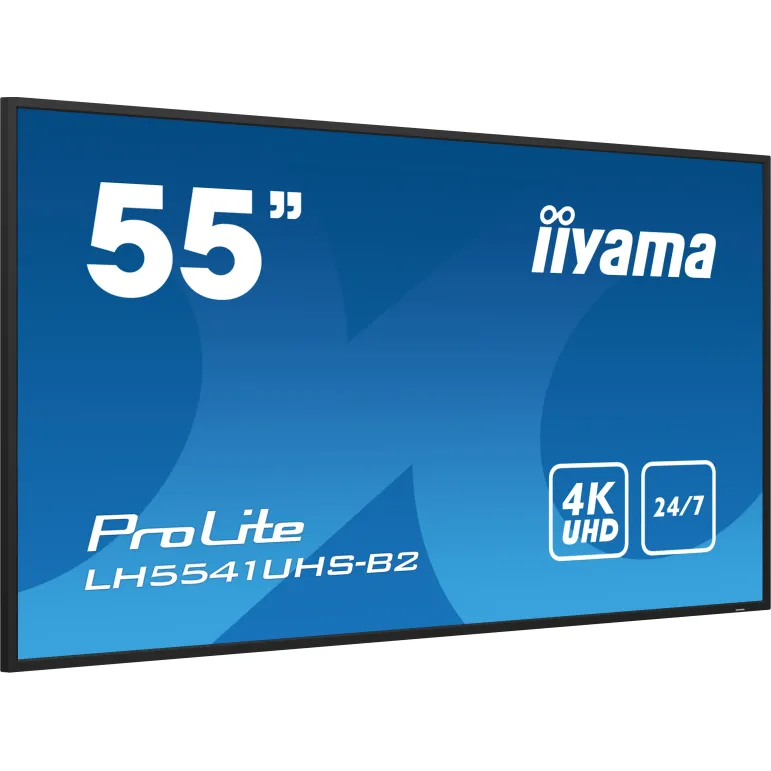 iiyama LH5541UHS-B2 visualizzatore di messaggi Design chiosco 138,7 cm (54.6") LCD 500 cd m² 4K Ultra HD Nero Processore
