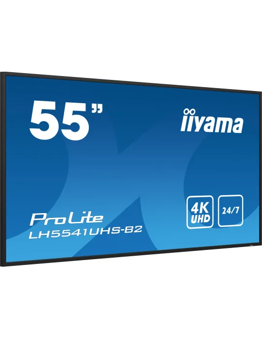 iiyama LH5541UHS-B2 visualizzatore di messaggi Design chiosco 138,7 cm (54.6") LCD 500 cd m² 4K Ultra HD Nero Processore