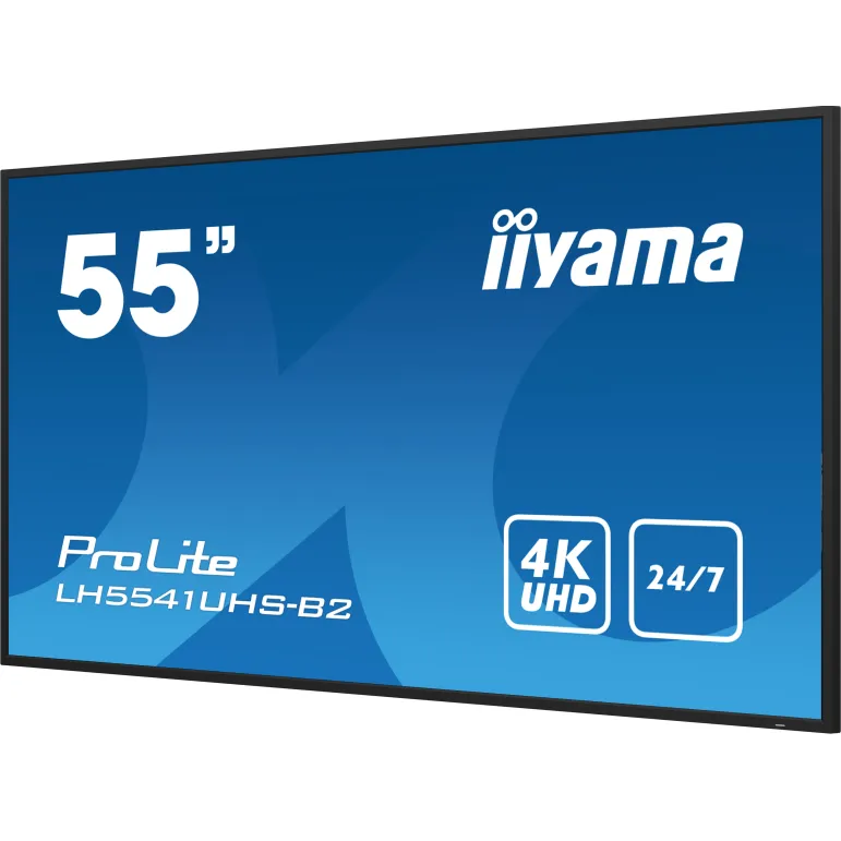 iiyama LH5541UHS-B2 visualizzatore di messaggi Design chiosco 138,7 cm (54.6") LCD 500 cd m² 4K Ultra HD Nero Processore