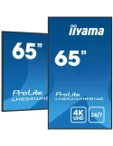 iiyama LH6541UHS-B1AG visualizzatore di messaggi 163,8 cm (64.5") LCD 500 cd m² 4K Ultra HD Nero 24 7