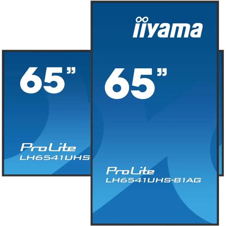 iiyama LH6541UHS-B1AG visualizzatore di messaggi 163,8 cm (64.5") LCD 500 cd m² 4K Ultra HD Nero 24 7