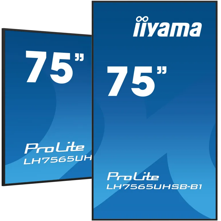 iiyama LH7565UHSB-B1 visualizzatore di messaggi Design chiosco 189,2 cm (74.5") LED Wi-Fi 800 cd m² 4K Ultra HD Nero Processore
