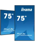 iiyama LH7565UHSB-B1 visualizzatore di messaggi Design chiosco 189,2 cm (74.5") LED Wi-Fi 800 cd m² 4K Ultra HD Nero Processore