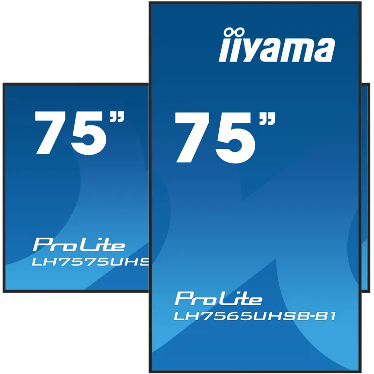 iiyama LH7565UHSB-B1 visualizzatore di messaggi Design chiosco 189,2 cm (74.5") LED Wi-Fi 800 cd m² 4K Ultra HD Nero Processore
