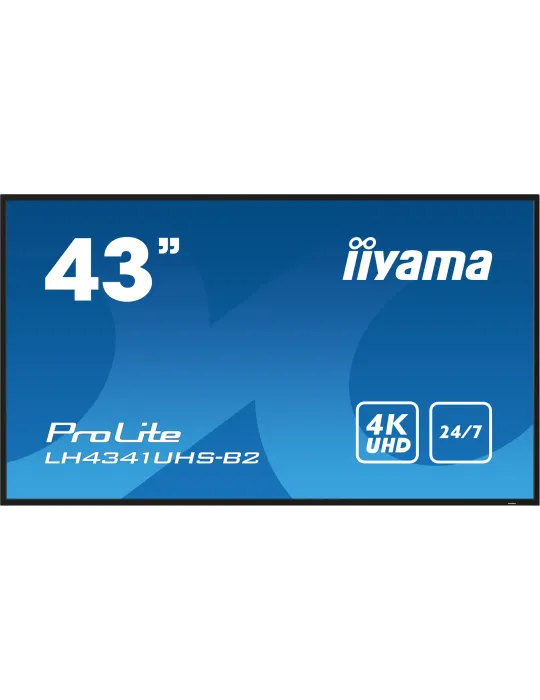 iiyama LH4341UHS-B2 visualizzatore di messaggi 108 cm (42.5") LCD 500 cd m² 4K Ultra HD Processore integrato Android 8.0 24 7