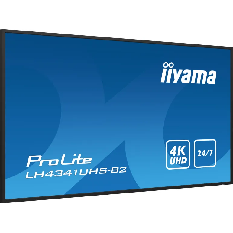 iiyama LH4341UHS-B2 visualizzatore di messaggi 108 cm (42.5") LCD 500 cd m² 4K Ultra HD Processore integrato Android 8.0 24 7