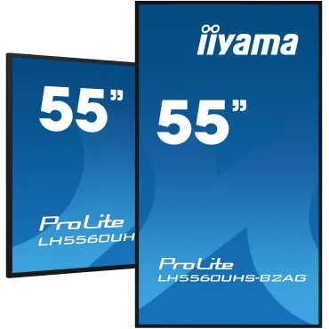 iiyama LH5560UHS-B2AG visualizzatore di messaggi Pannello A digitale 138,7 cm (54.6") LED Wi-Fi 500 cd m² 4K Ultra HD Nero