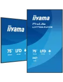 iiyama LH7564UHS-B1AG visualizzatore di messaggi Pannello piatto per segnaletica digitale 190,5 cm (75") Wi-Fi 500 cd m² 4K