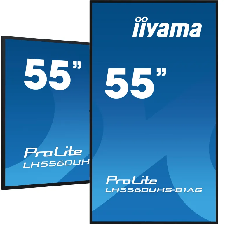 iiyama LH5560UHS-B1AG visualizzatore di messaggi Pannello A digitale 138,7 cm (54.6") LED Wi-Fi 500 cd m² 4K Ultra HD Nero