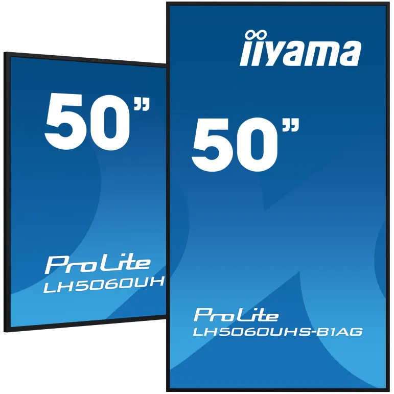iiyama LH5060UHS-B1AG visualizzatore di messaggi Pannello A digitale 125,7 cm (49.5") LED Wi-Fi 500 cd m² 4K Ultra HD Nero