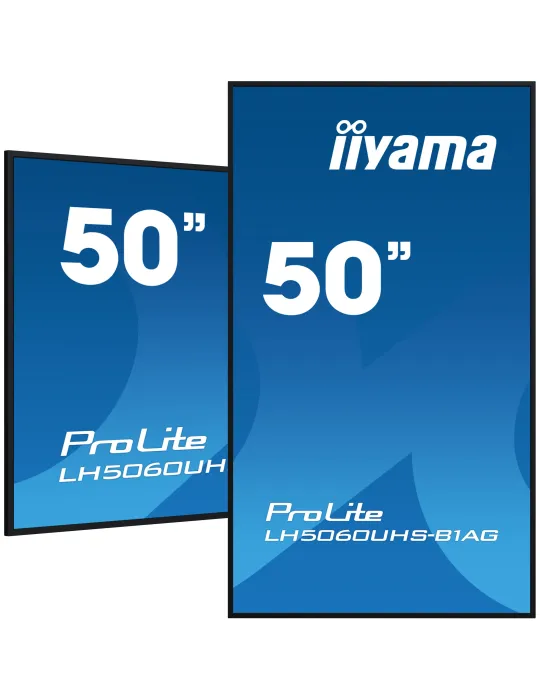 iiyama LH5060UHS-B1AG visualizzatore di messaggi Pannello A digitale 125,7 cm (49.5") LED Wi-Fi 500 cd m² 4K Ultra HD Nero