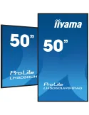 iiyama LH5060UHS-B1AG visualizzatore di messaggi Pannello A digitale 125,7 cm (49.5") LED Wi-Fi 500 cd m² 4K Ultra HD Nero