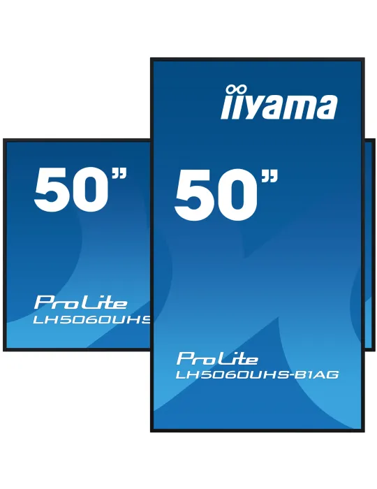 iiyama LH5060UHS-B1AG visualizzatore di messaggi Pannello A digitale 125,7 cm (49.5") LED Wi-Fi 500 cd m² 4K Ultra HD Nero