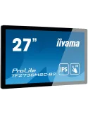 iiyama ProLite TF2738MSC-B2 Monitor PC 68,6 cm (27") 1920 x 1080 Pixel Full HD LED Touch screen Multi utente Nero