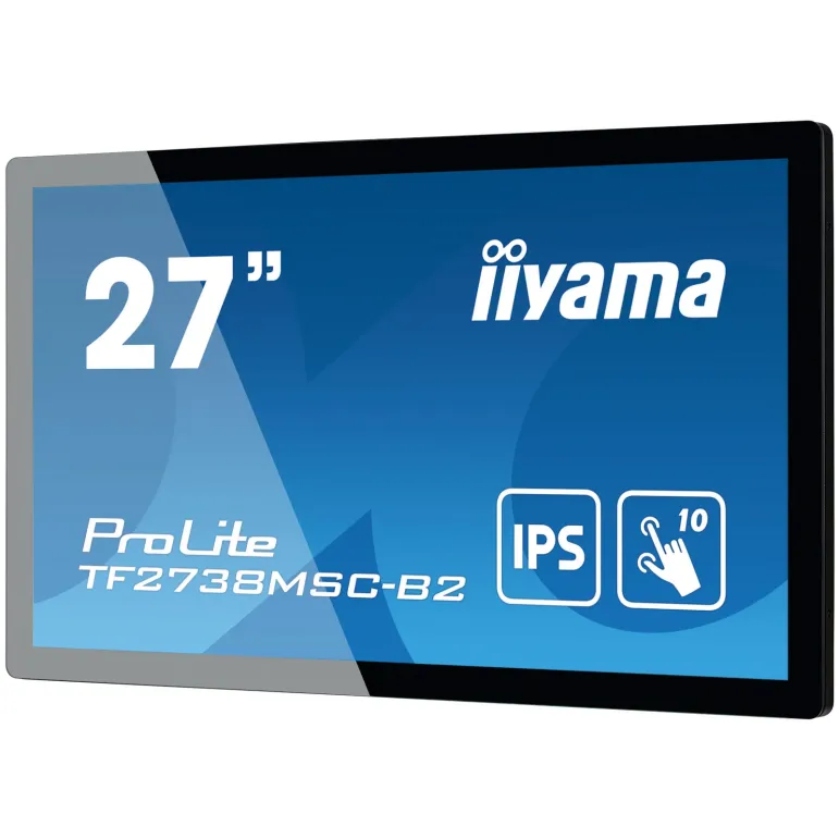 iiyama ProLite TF2738MSC-B2 Monitor PC 68,6 cm (27") 1920 x 1080 Pixel Full HD LED Touch screen Multi utente Nero