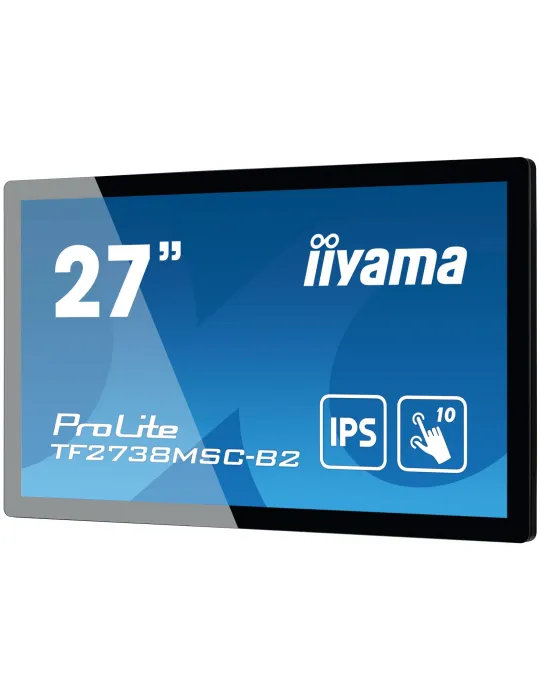 iiyama ProLite TF2738MSC-B2 Monitor PC 68,6 cm (27") 1920 x 1080 Pixel Full HD LED Touch screen Multi utente Nero