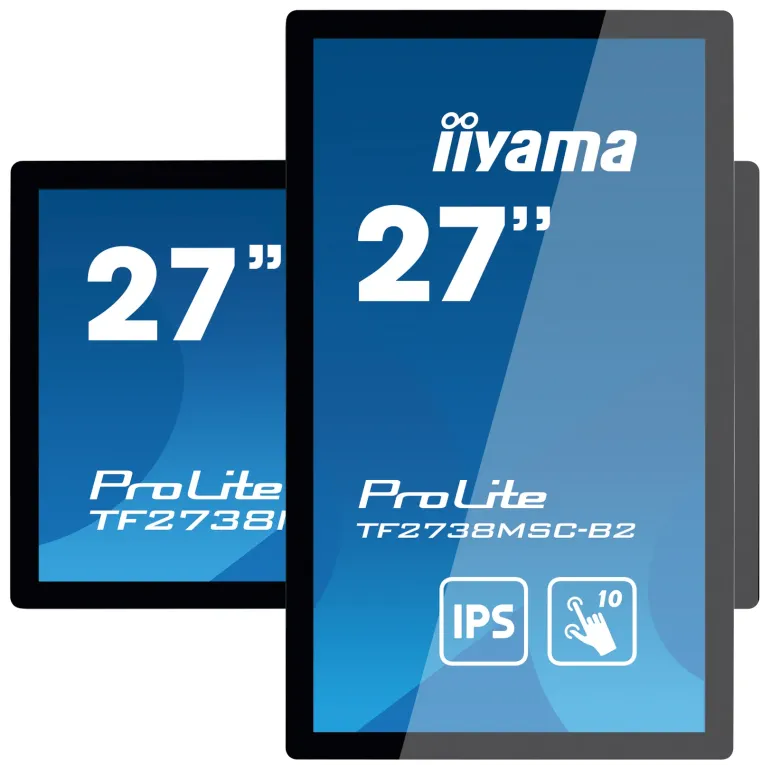 iiyama ProLite TF2738MSC-B2 Monitor PC 68,6 cm (27") 1920 x 1080 Pixel Full HD LED Touch screen Multi utente Nero