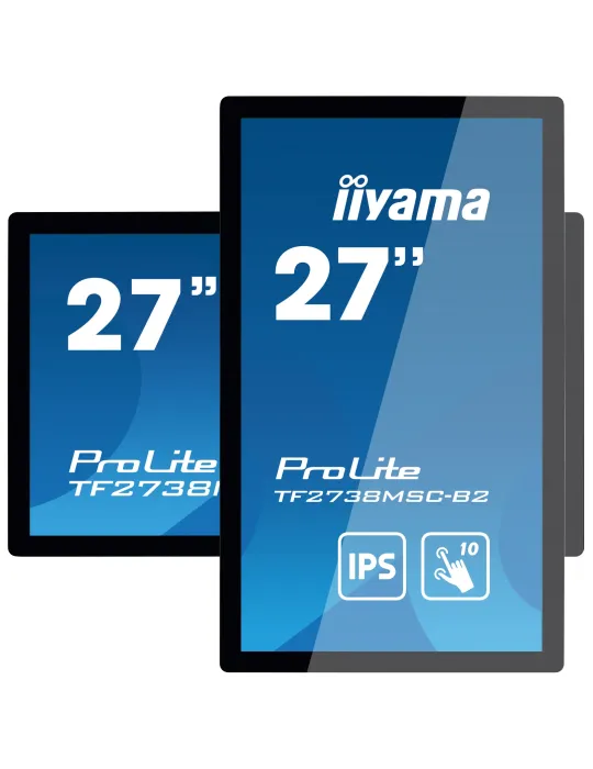 iiyama ProLite TF2738MSC-B2 Monitor PC 68,6 cm (27") 1920 x 1080 Pixel Full HD LED Touch screen Multi utente Nero